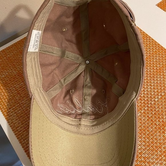 Khaki baseball hat with Italia 1861 on the front, 100% cotton, Made in China - Picture 4 of 5